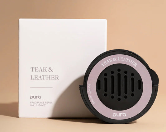 Pura Car - Teak & Leather