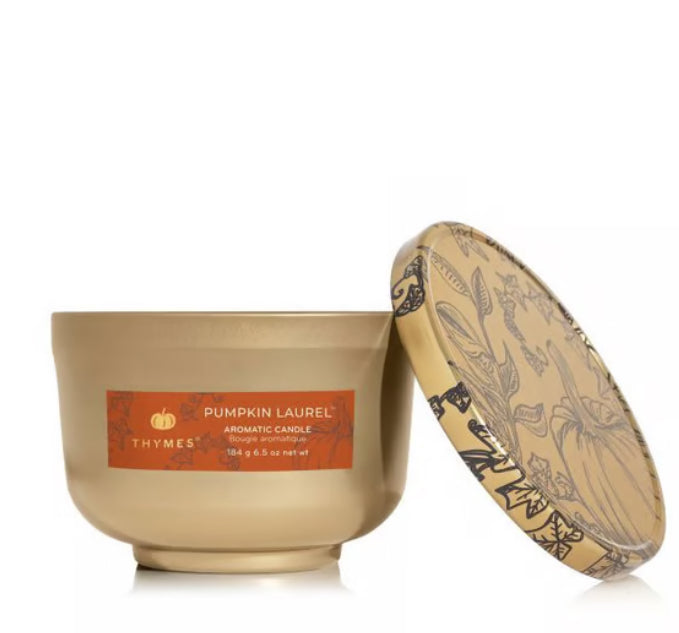 Pumpkin Laurel 6.5oz Universal Tin Candle