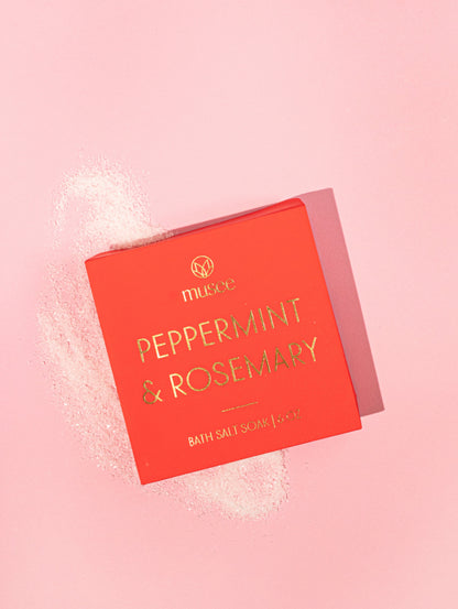 Peppermint & Rosemary Mini Bath Salt Soak