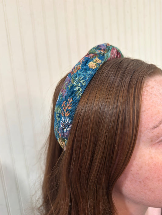 Floral Quilted Headband