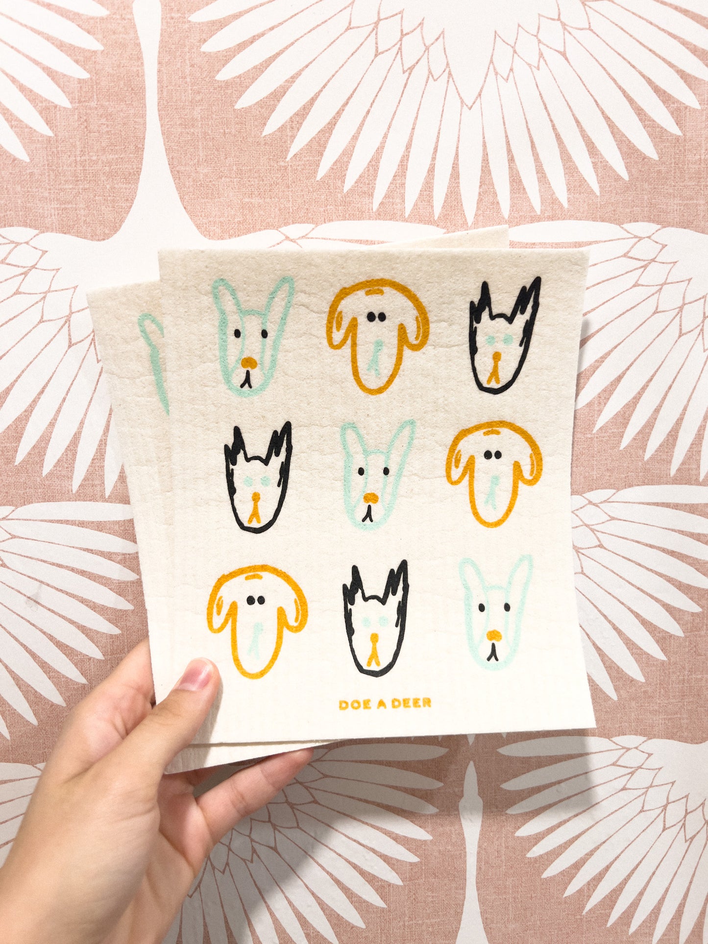 Dog Swedish dish cloth