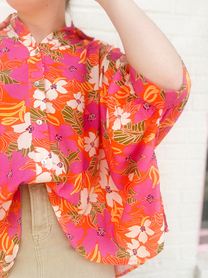 The Tropical floral top