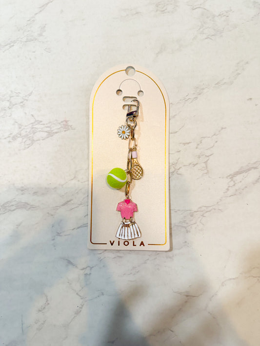 The Tennis Girl Charm