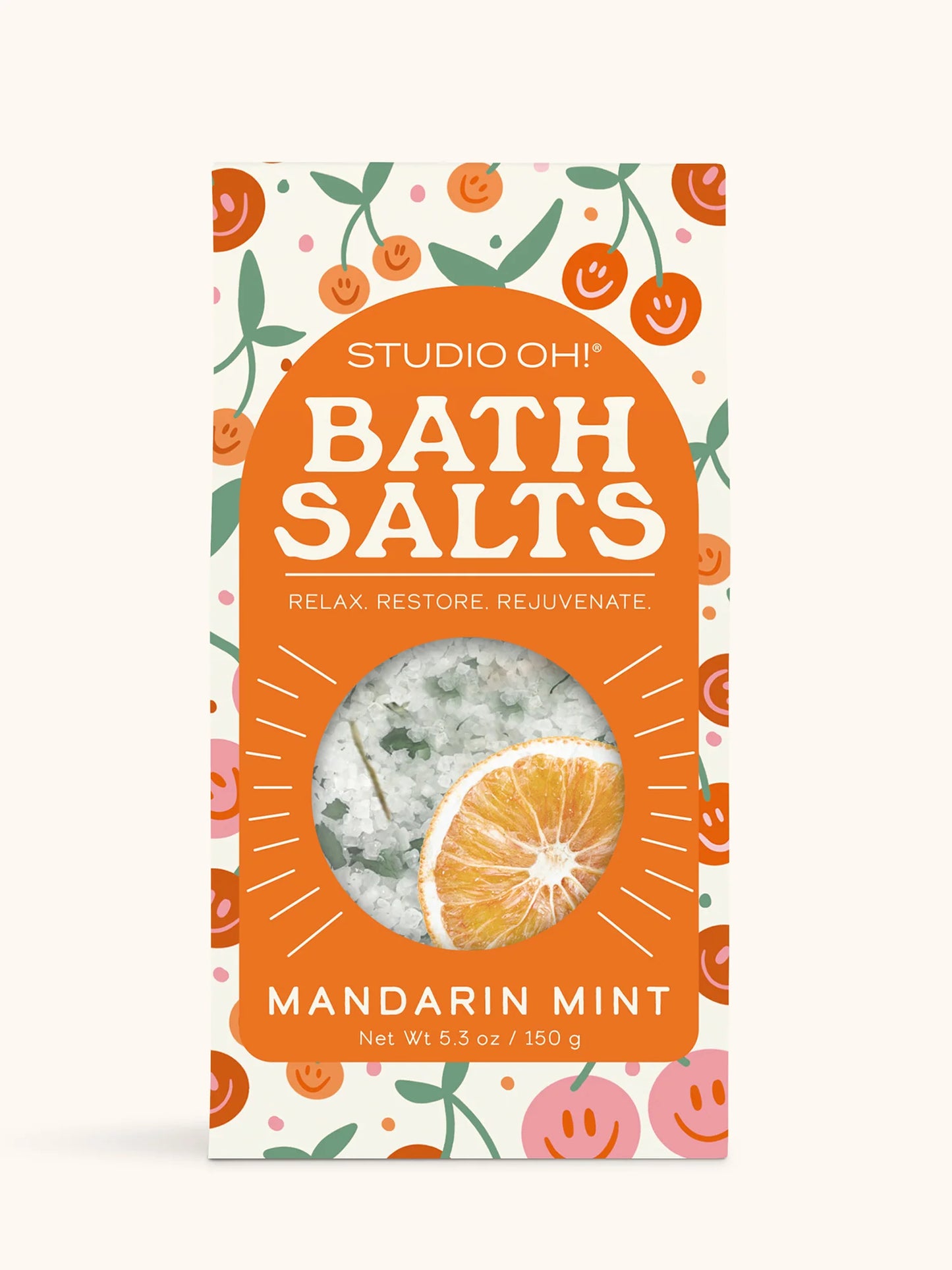 Mandarin Mint Scented Bath Salts
