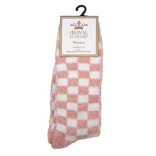 Checkerboard Snuggle Socks — ONE SIZE