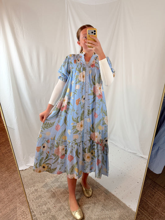 The Poppy Scalloped Dress