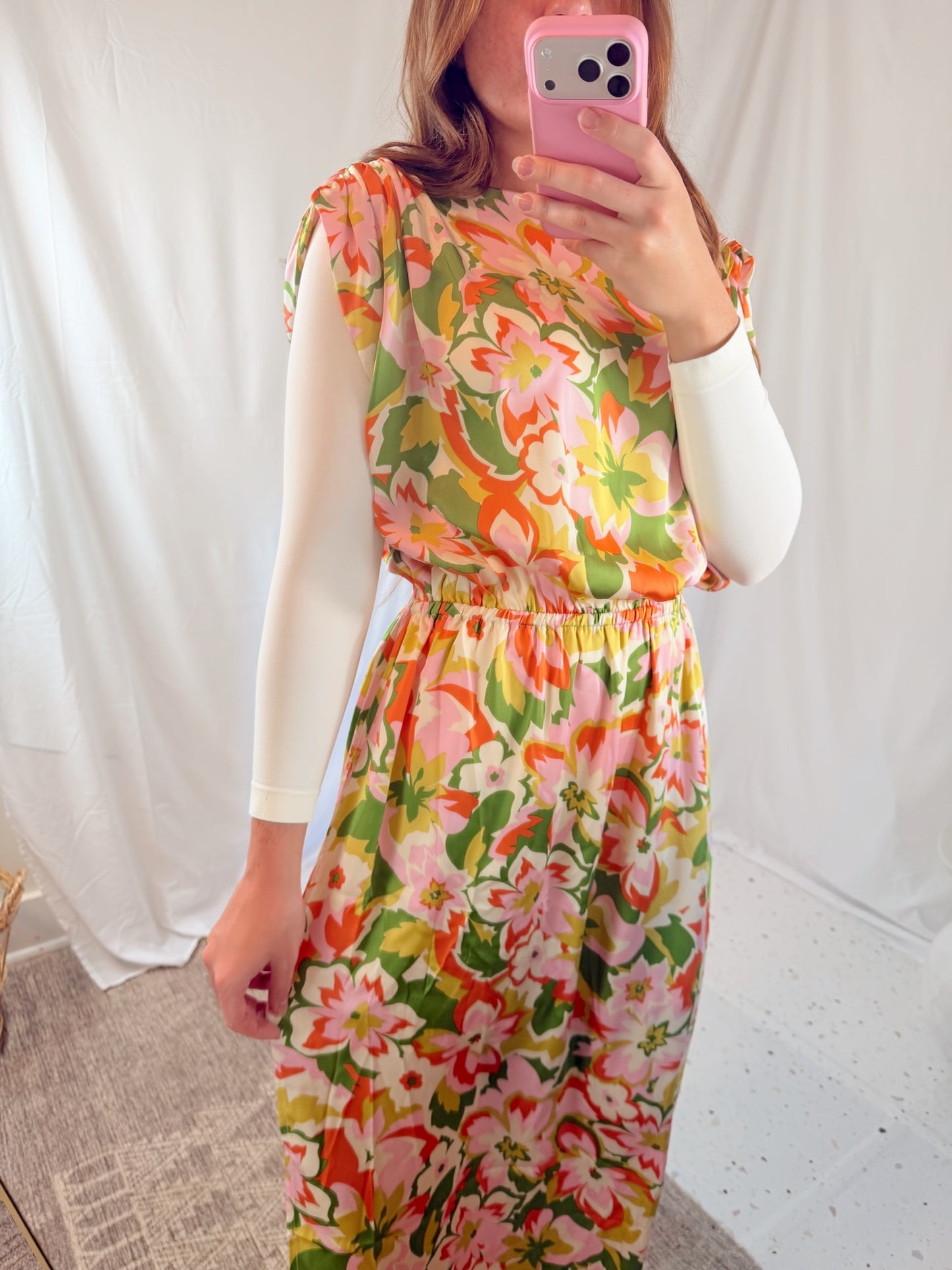 The Elara Satin Dress