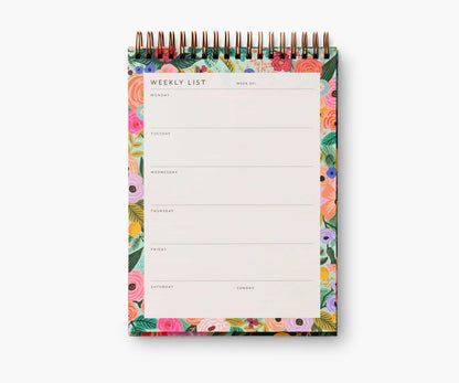 Garden party desktop weekly planner