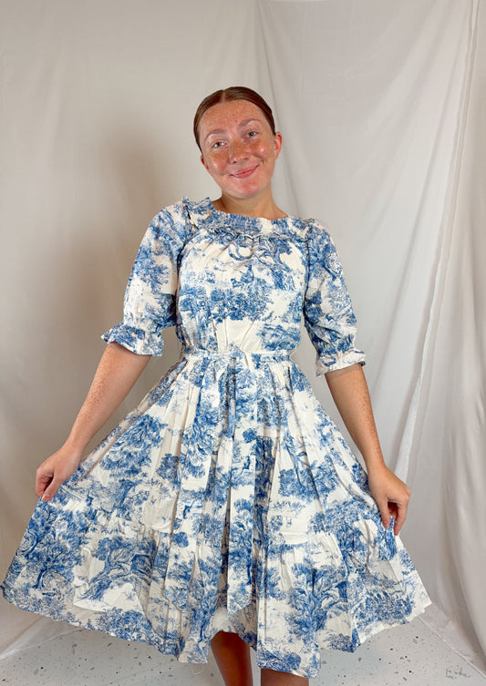 Bleu Toile Dress