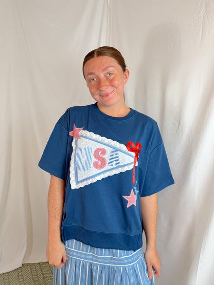The USA Flag Top