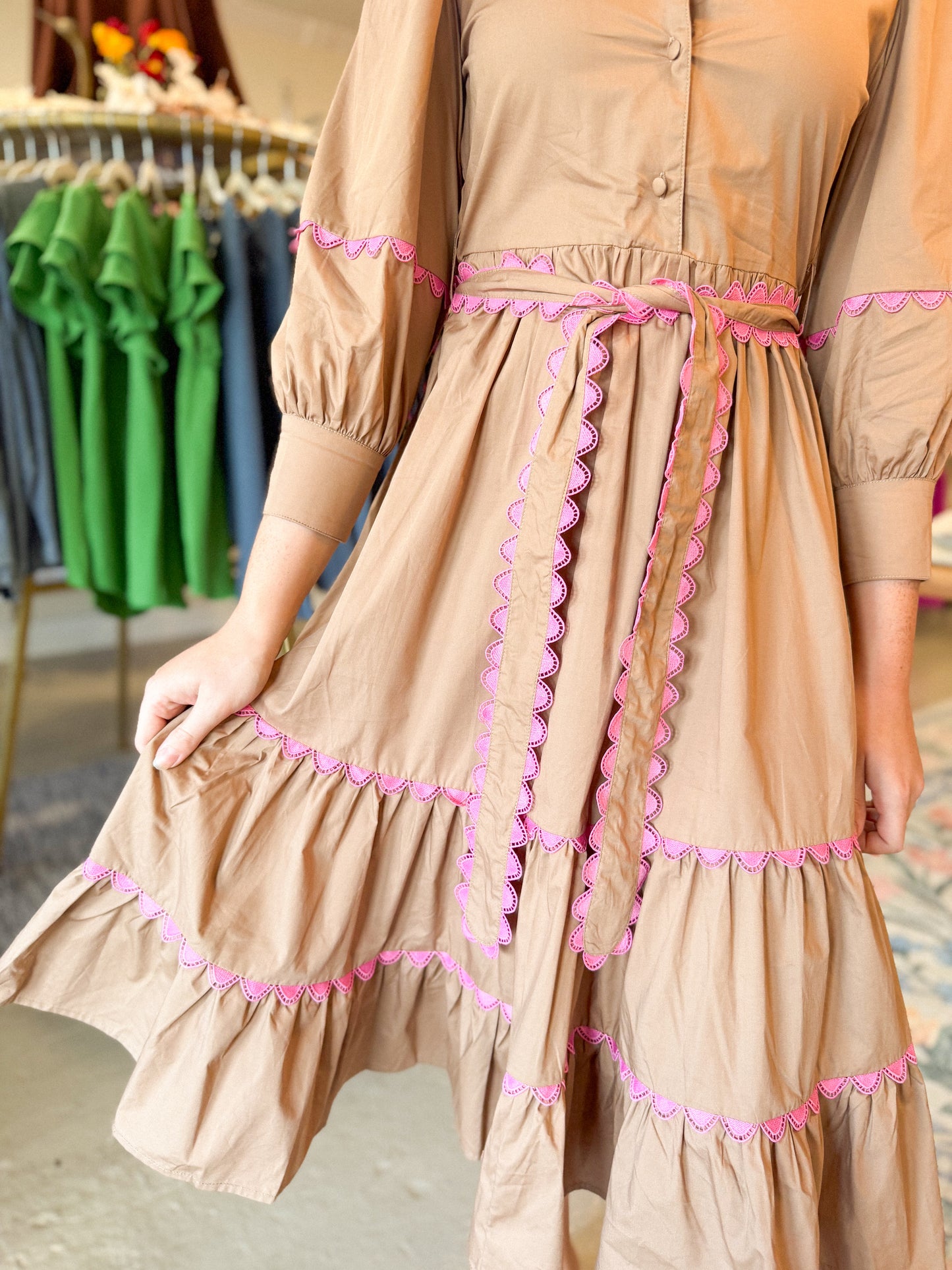 The Hattie Scalloped Dress