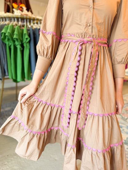 The Hattie Scalloped Dress