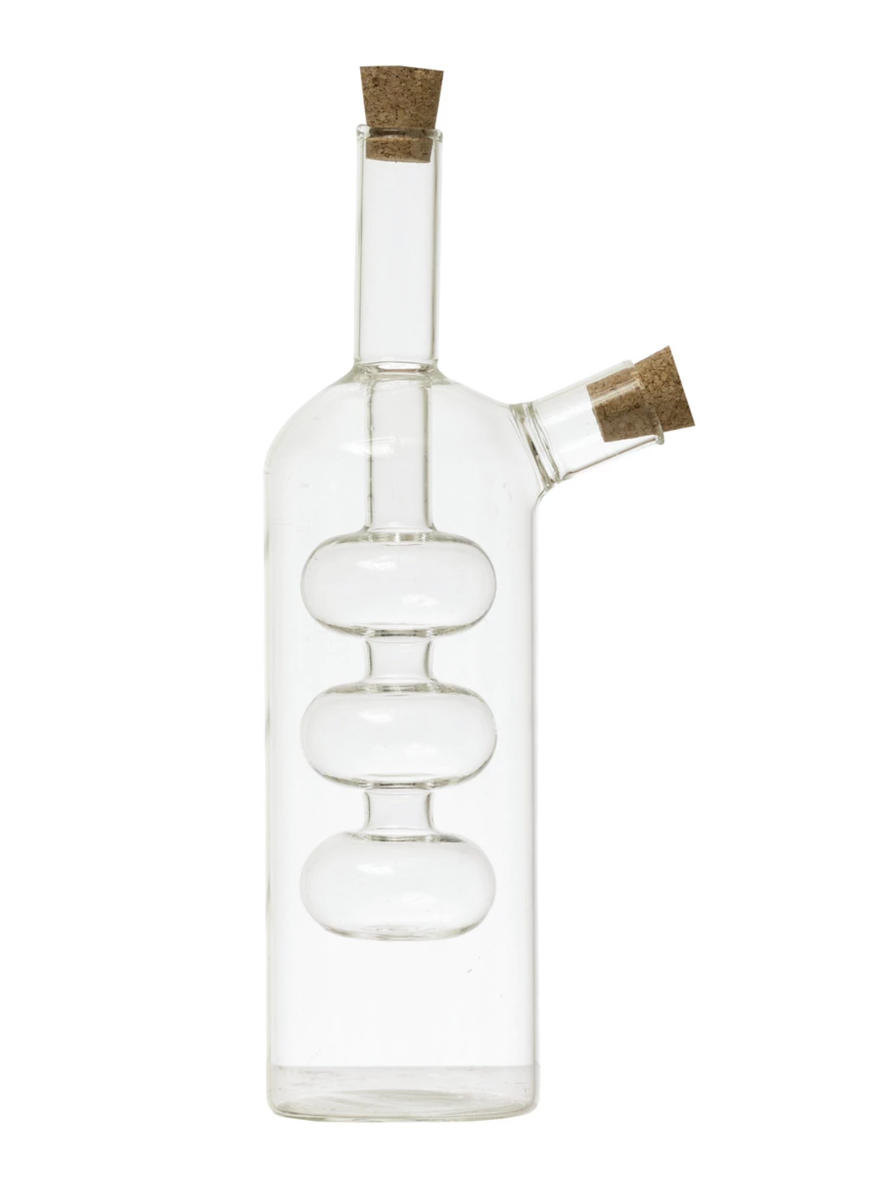 Glass Oil and Vinegar Cruet with Cork