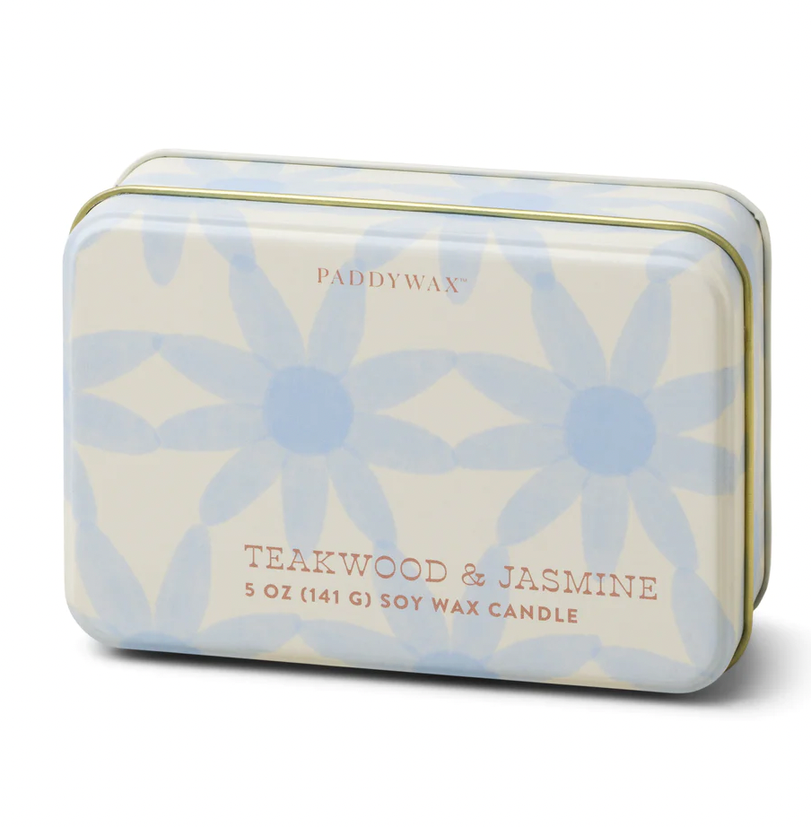 Paddywax - Everyday Tins 5 oz. Candle - Teakwood & Jasmine