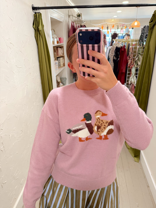 The Lavender Duck Sweater