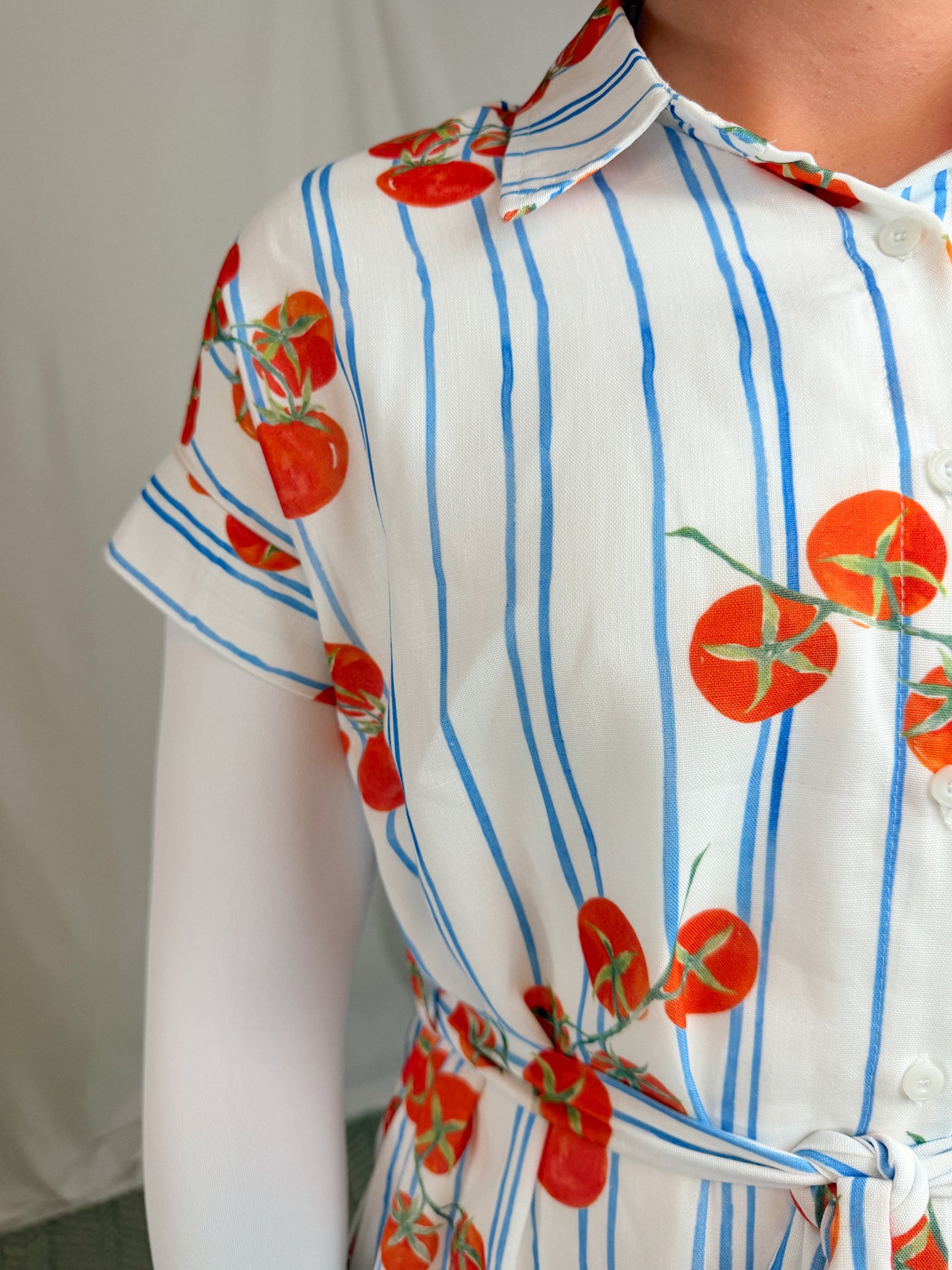 The Bea Tomato Dress