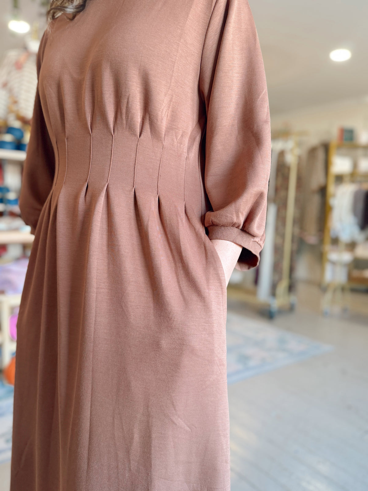 The Kara Dress In Brown