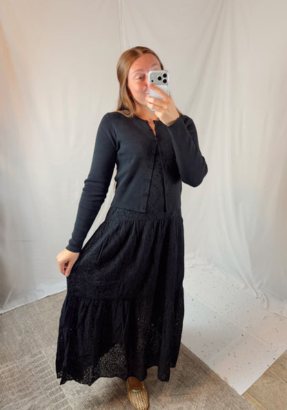 The Everyday Black Cardigan