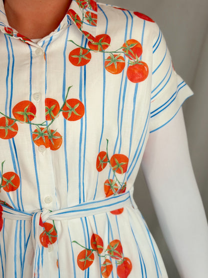 The Bea Tomato Dress