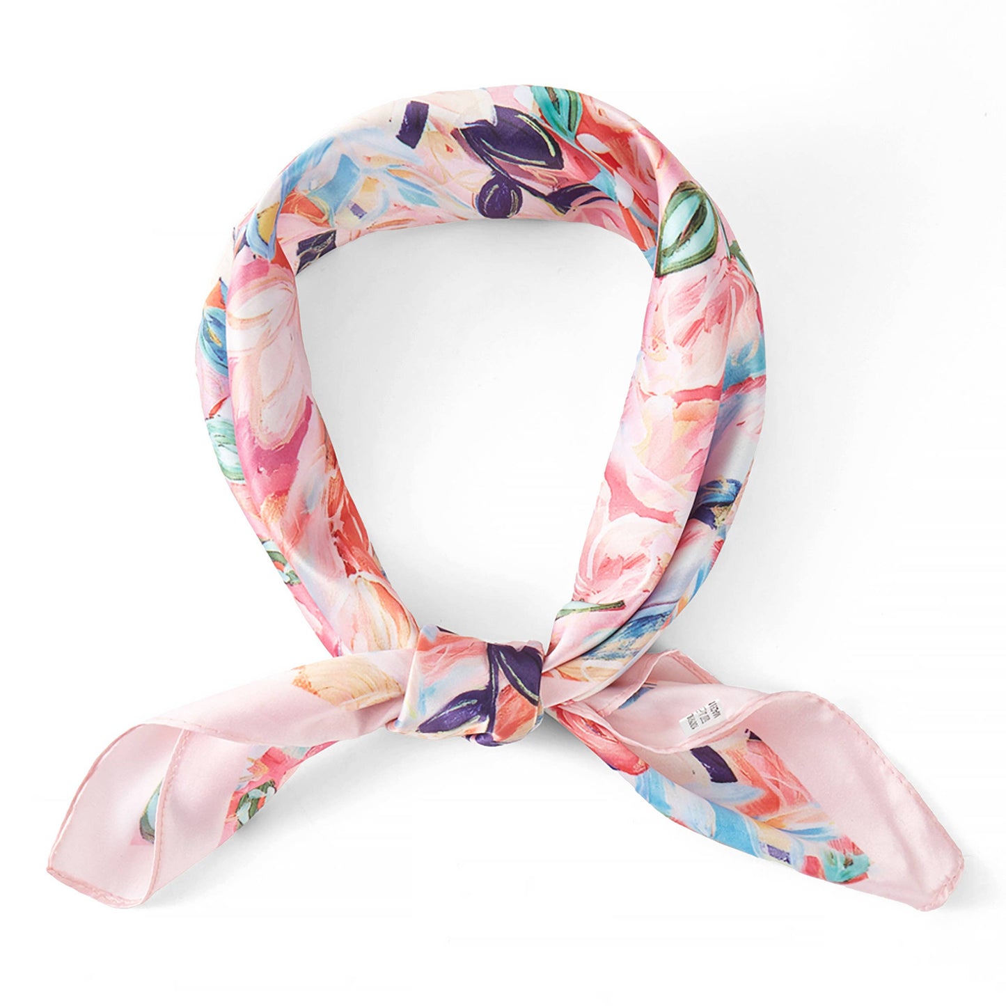 Blush Summer Flower Bandana Scarf