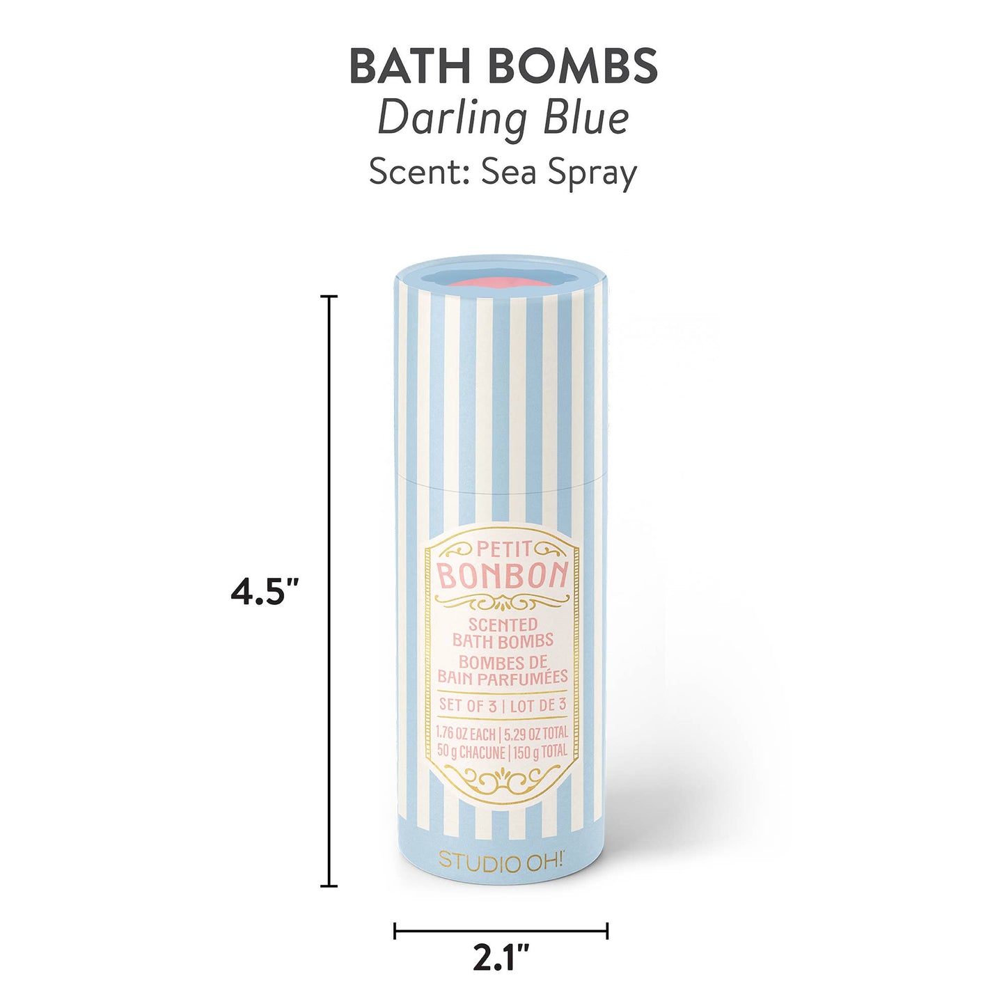 Petit Bon Bon Darling Blue Bath Bombs