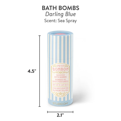 Petit Bon Bon Darling Blue Bath Bombs