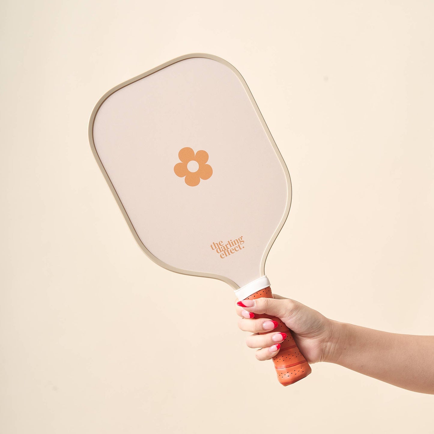 Pickleball Paddle-Flower Check Brown