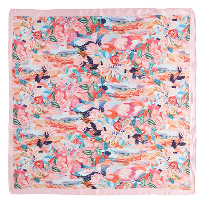 Blush Summer Flower Bandana Scarf