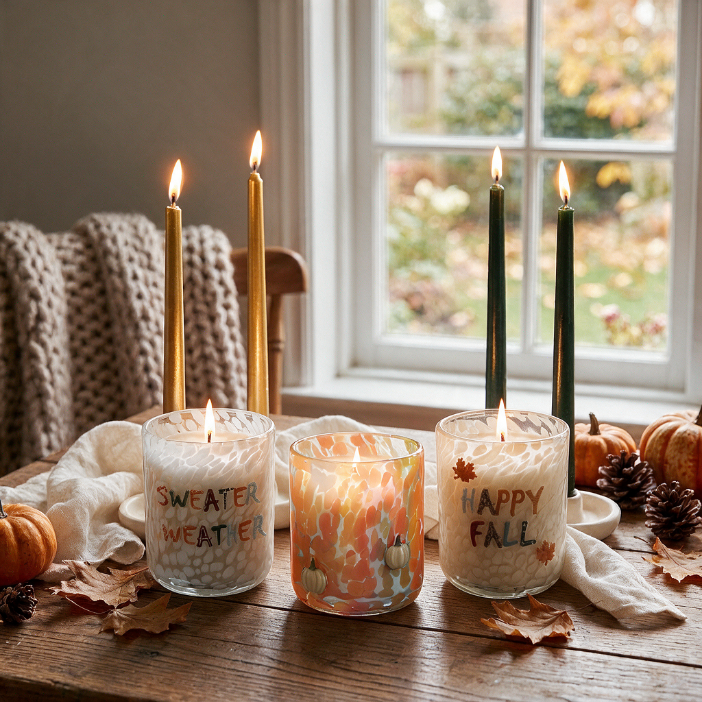 Happy Fall   12oz  Icon Candle