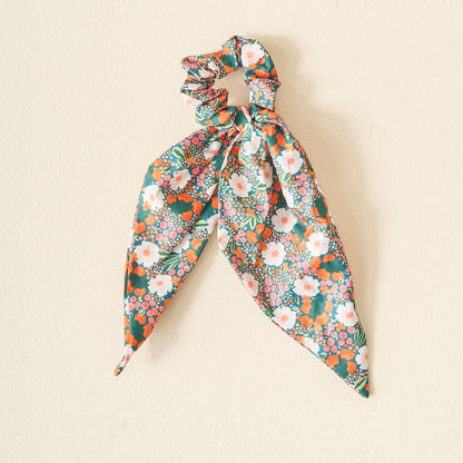 Floral Hair Scarf - Sweet Meadow Dark Green