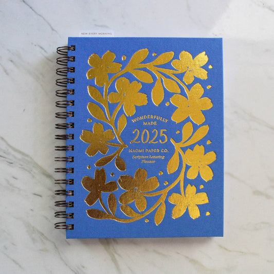 2025 Scripture Lettering Planner