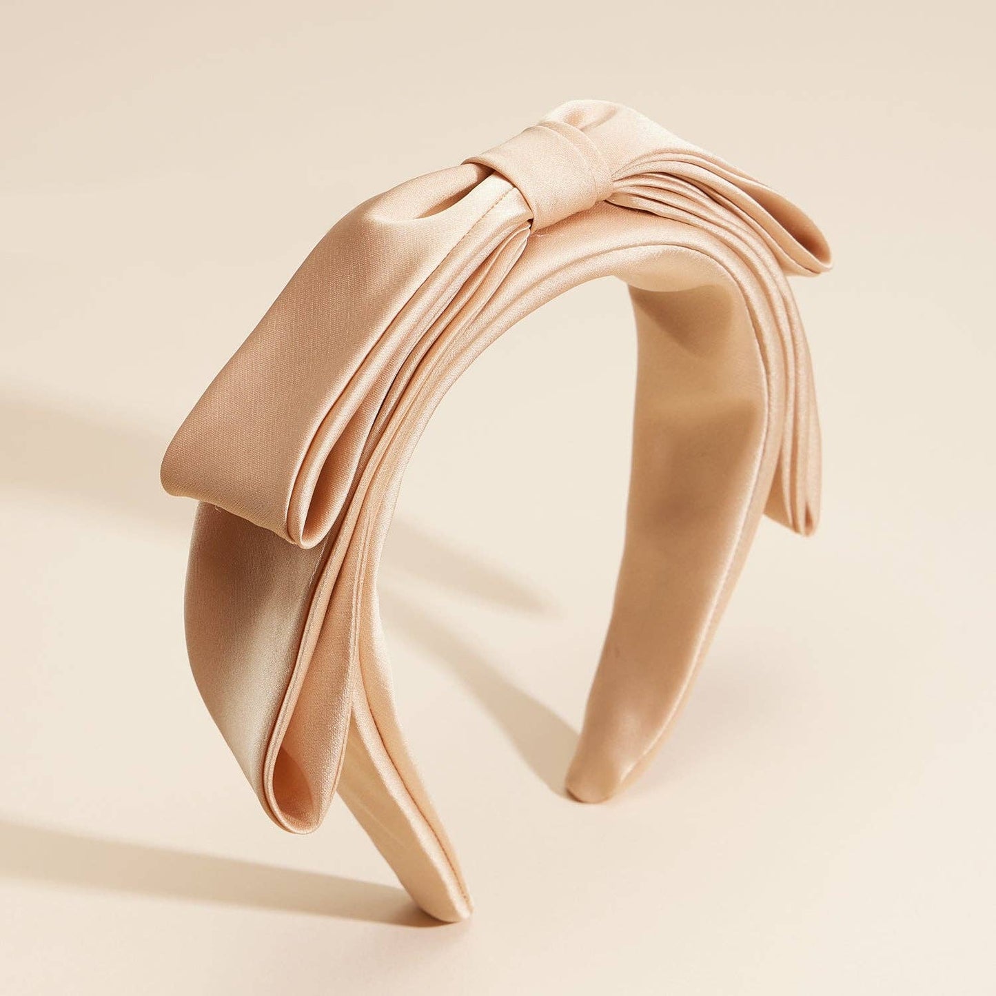 Simple Satin Bow Ribbon Headband