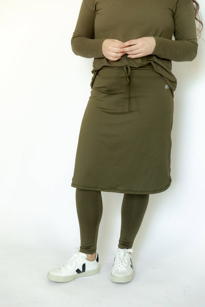 Ankle Drawstring Snoga - Olive
