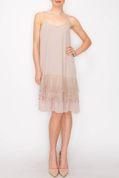 Taupe Slip Extender Dress