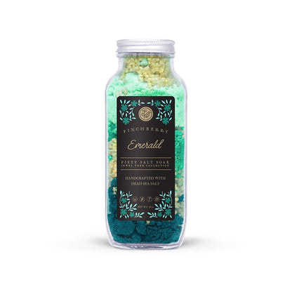 Emerald Fizzy Salt Mineral Rich Nourishing Bath Soak/Milk