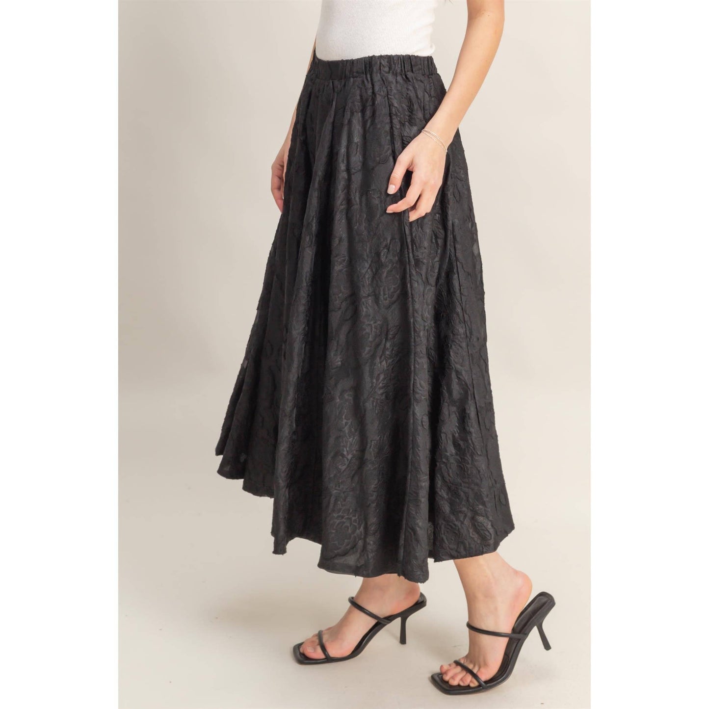 The Jacquard Maxi Skirt