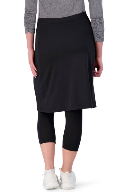 Fit Snoga Women's Athletic Skirt, Moisture Absorbing: Black / M
