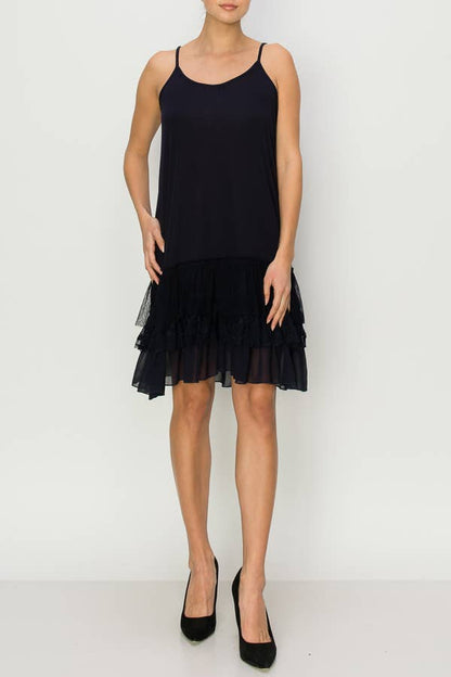 Black Slip Extender Dress