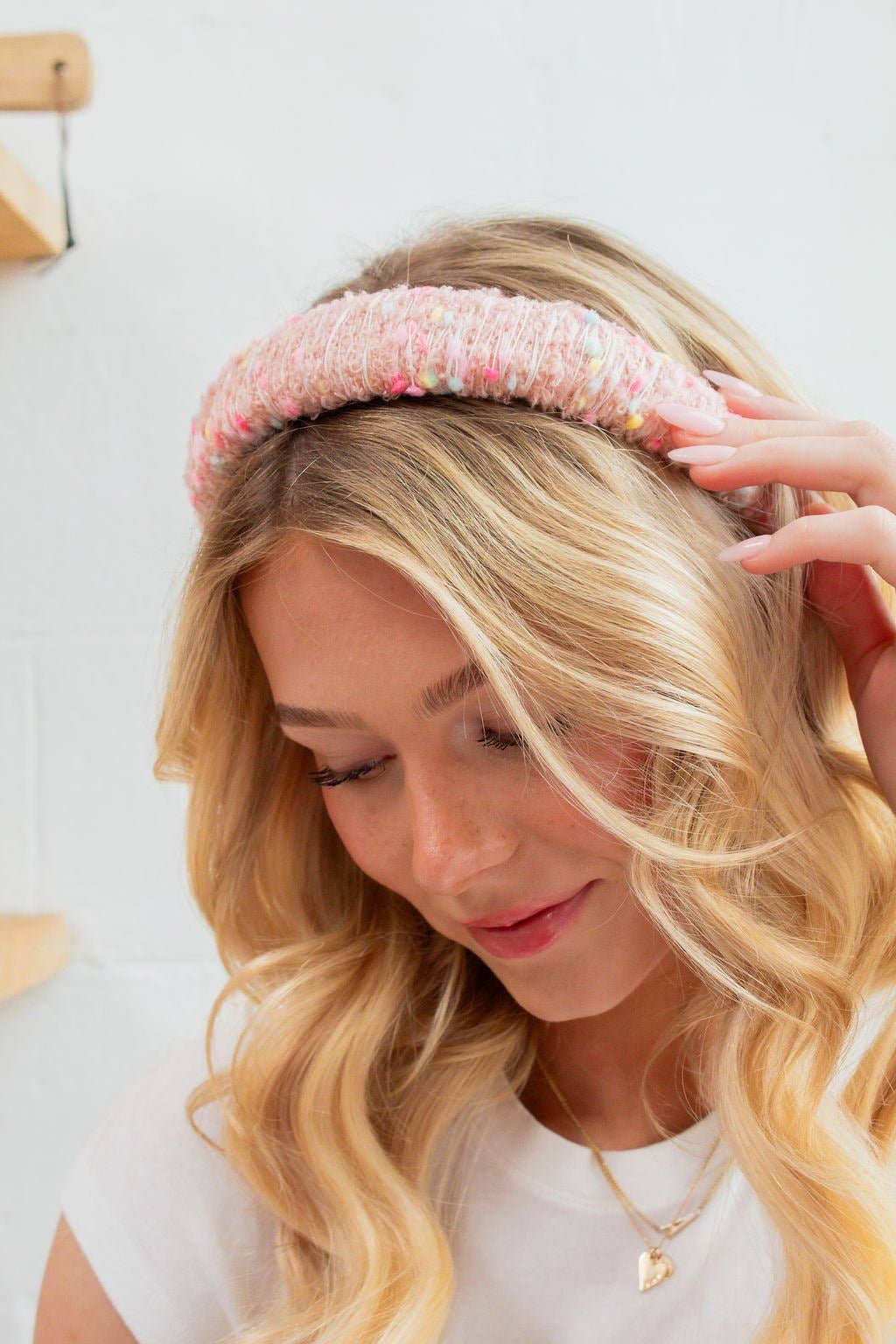 Pink Confetti Headband