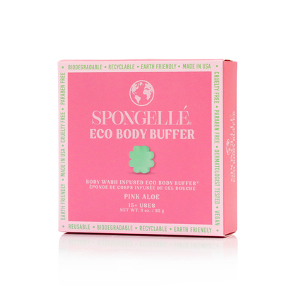 Pink Aloe Eco Body Buffer | Biodegradable | Clean