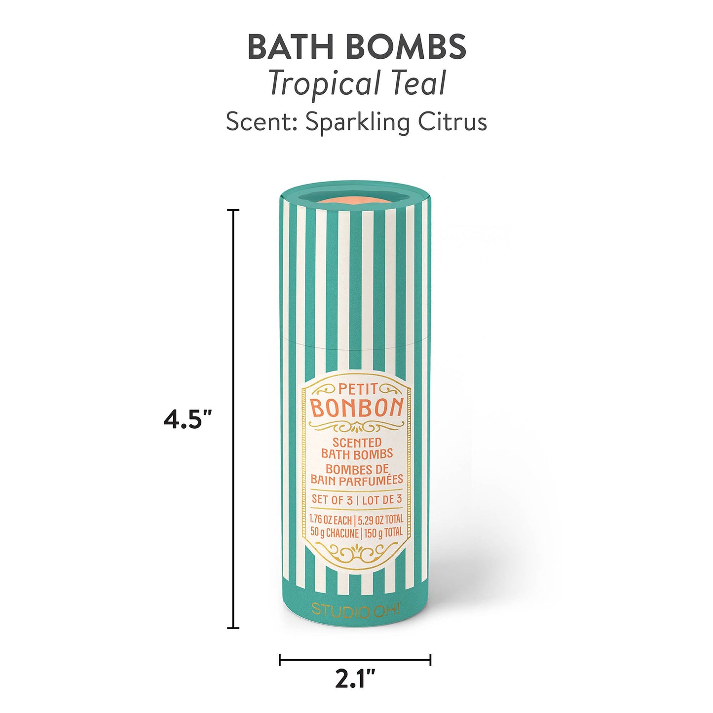 Petit Bon Bon Dreamy Teal Bath Bombs