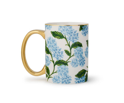 Hydrangea Porcelain Mug