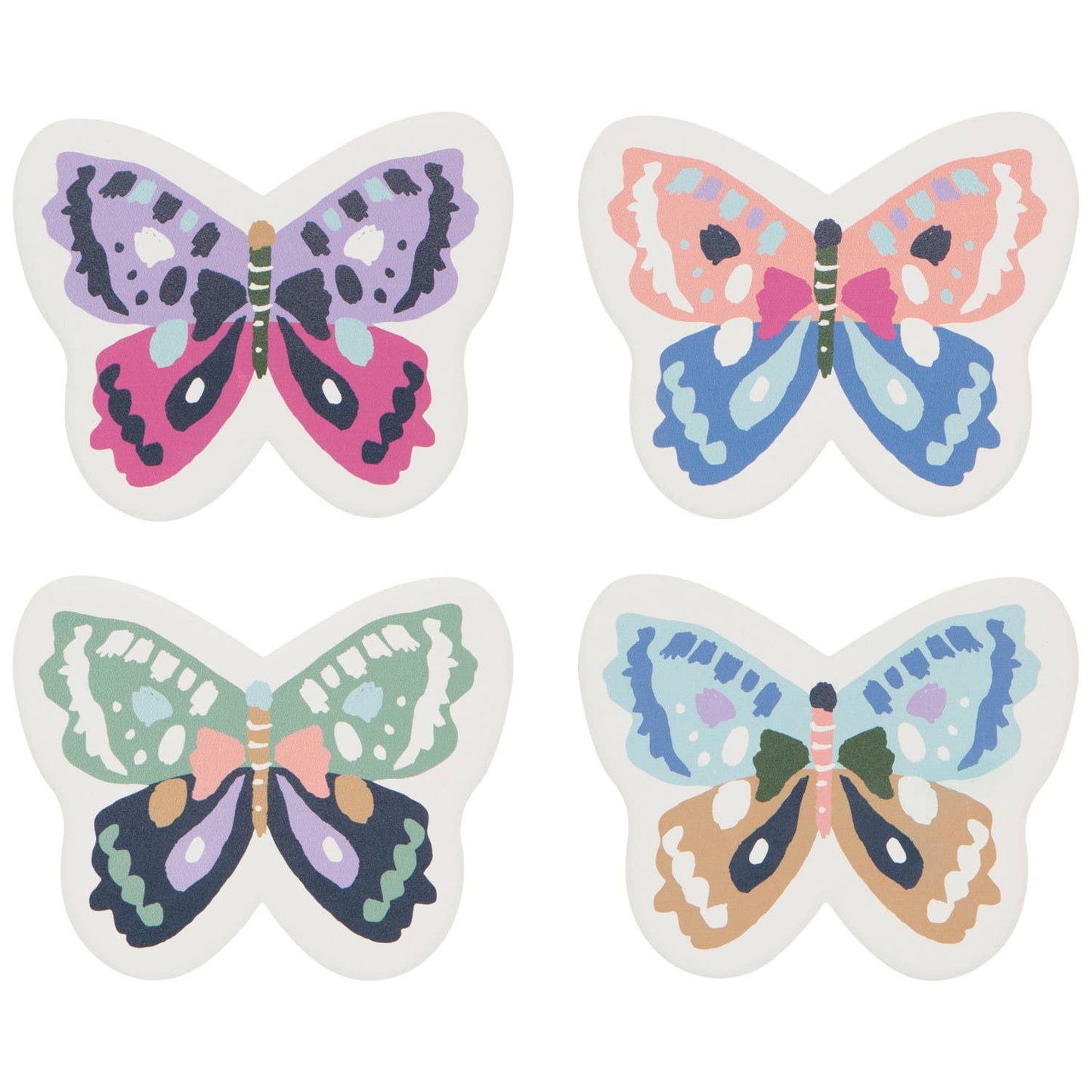 Flutter By Soak Up Coasters Set of 4