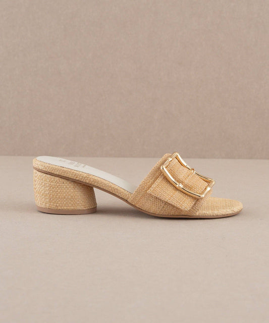 Low Heel with Bamboo Buckle