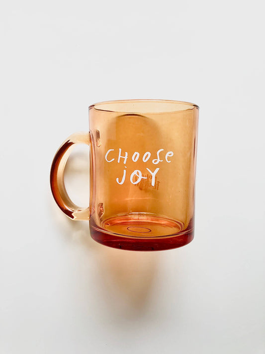 Amber Glass Mug